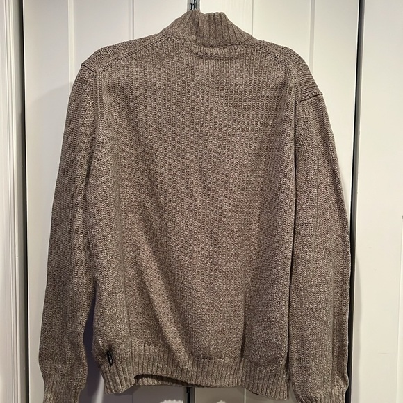 BLUE HARBOR BY MARKS & SPENCER 1/4 ZIP SWEATER Silk Blend MEN'S Sz XL - Picture 2 of 8